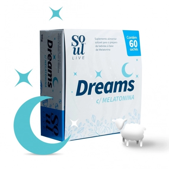 Ch Dreams c Melatonina 60 sach s Soul Live